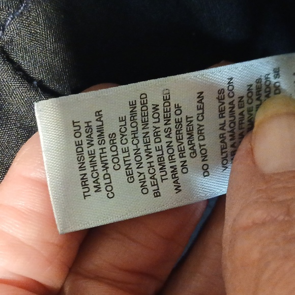 Chico's Dark Blue Ankle Jeans 1.5 US SIZE 10 OR MEDIUM - Picture 10 of 11